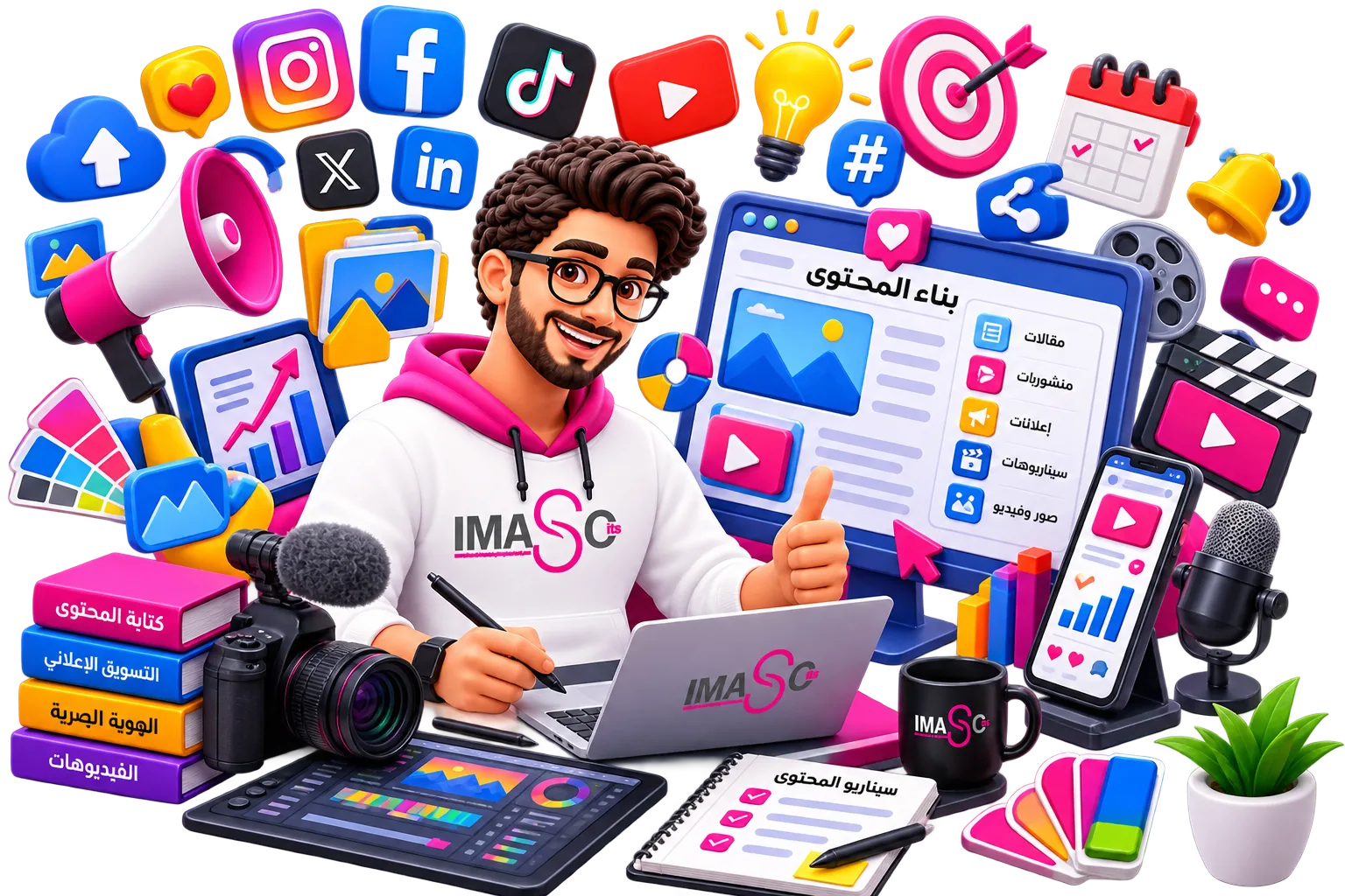 بناء المحتوى